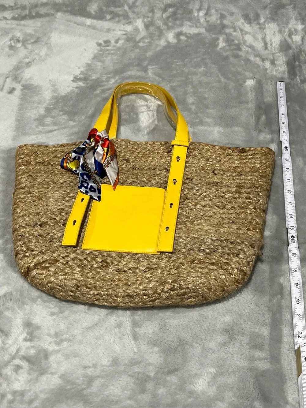 Tru Jute Pocket Tote Bag in the 